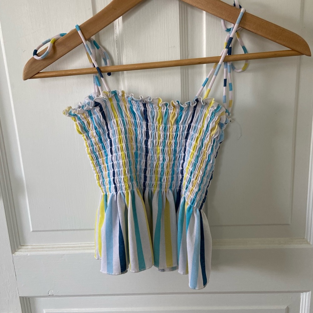 Fun Summer smocked Tank Top
